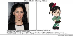  Wreck-It Ralph 2 Casting of Ideas: Sarah Silverman