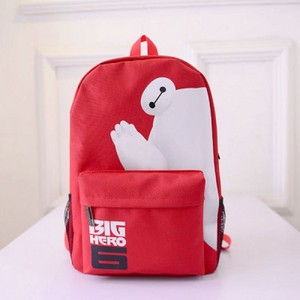 big hero 6 baymax oxford schoolbag backpack
