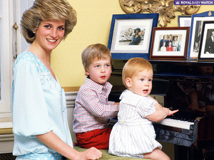  princess Diana whit William and Harry