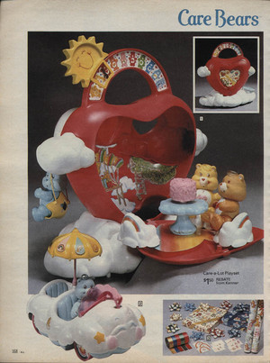  A Care Bears Playset Advertisement from the 80's