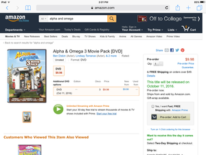  Alpha and omega movie pack 2