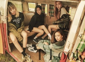  Black pink rock vintage casual fashion for '1st Look'