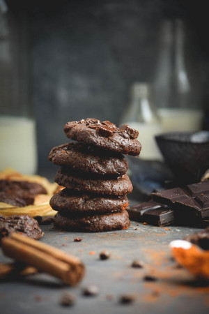  Chocolate cookies, biskut