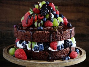  Chocolate Fruit Cake
