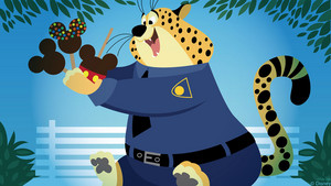  Disney Doodle: Clawhauser Finds Sweet Treats