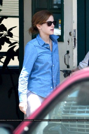  Emma Watson leaving Los Burritos in LA [June 02, 2013]