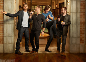 Exclusive Photos of the Supernatural Cast | Misha, Jensen, Jared, and Mark