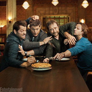  Exclusive фото of the Сверхъестественное Cast | Misha, Jensen, Mark, and Jared