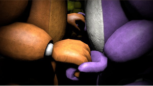  Freddy and Bonnie holding hands