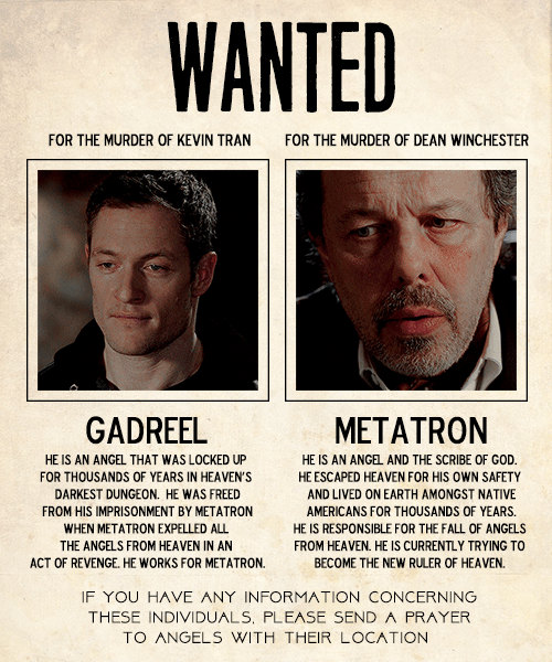 Gadreel and Metatron