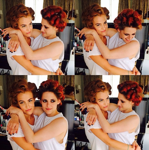  Kristen Is Participating In The buildOn Campaign With Riley Keough