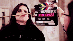  Lana on set
