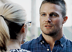  Oliver queen being a shy and nervous dork around Felicity Smoak