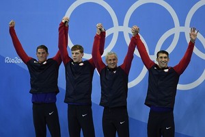 Olympics: Day 4 (4x200m Freestyle Relay)