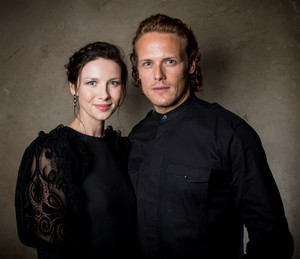  Portraits of Sam Heughan and Caitriona Balfe from the Deadline Emmy's Party