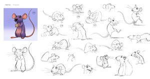  rata Character diseño
