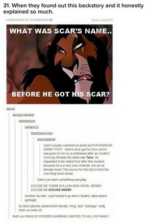 Scar's Real Name
