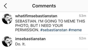 Seb comment on Instagram