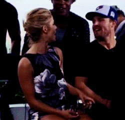 Stephen & Emily being too adorable for words at San Diego Comic Con 2016.