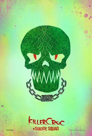 Suicide Squad - Killer Croc Skull Poster