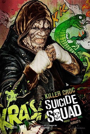  Suicide Squad Poster - Adewale as Killer Croc