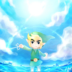  Toon Link with The Wind Waker