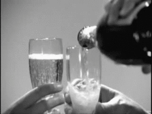  a brindis, pan tostado with Emma & corcel, steed (animated gif)