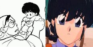  baby ranma and young ranma