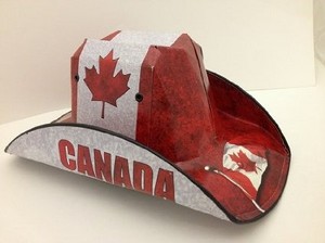 canadian flag beer box case hat 75728