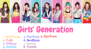  girls generation members