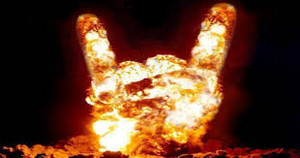  rock on explosion