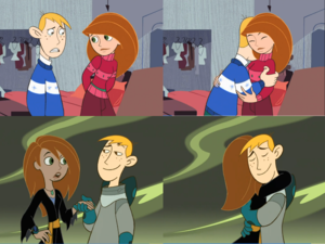  डिज़्नी s Kim Possible and Ron Stoppable Hug
