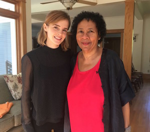  Emma Watson at the chuông, bell hooks institute [September 23, 2016]