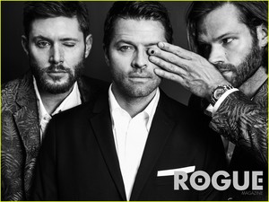 'Supernatural' Cast Rogue Magazine Photoshoot