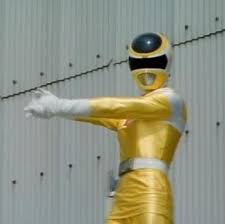  Ashley Morphed As The Yellow o espaço Ranger