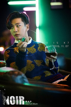 Bang Yong Guk's teaser image for 2nd full album 'NOIR'