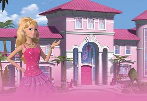  Barbie karatasi la kupamba ukuta