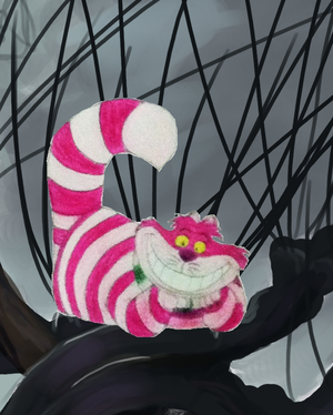  Cheshire Cat in Slytherin