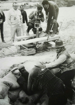  Clint Eastwood, Sergio Leone, and Eli Wallach on the set of The Good, the Bad, and the Ugly