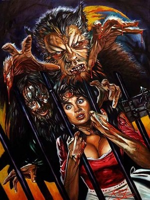  Curse of the Werewolf (fan art par Rick Melton)