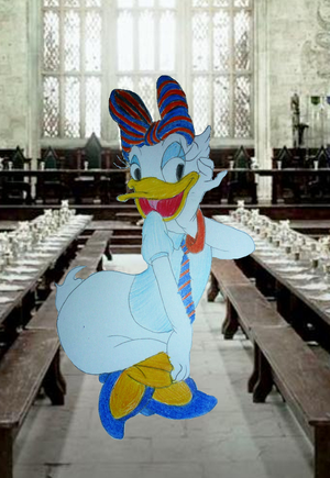 Daisy Duck in Ravenclaw