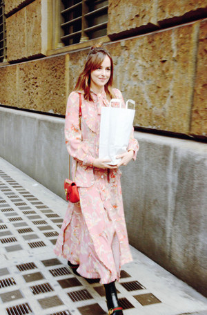  Dakota Johnson spotted doing Shopping in Milan on September, 21