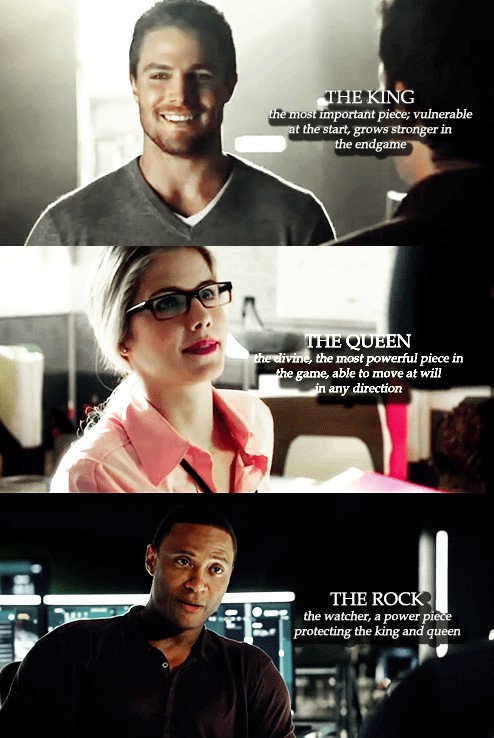 Diggle, Oliver and Felicity