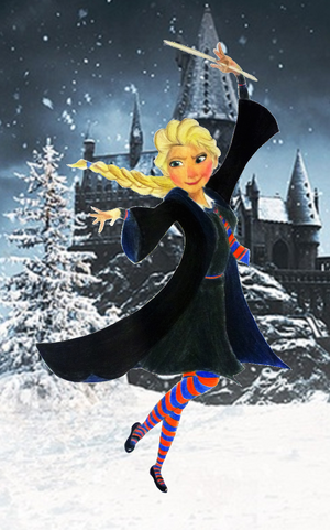  Elsa in Ravenclaw