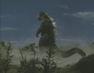Godzilla Kicking Megalon