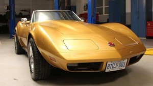 Gold Corvette