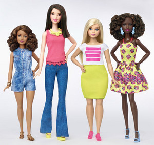  I 사랑 the new 바비 인형 body types! Go Barbie!