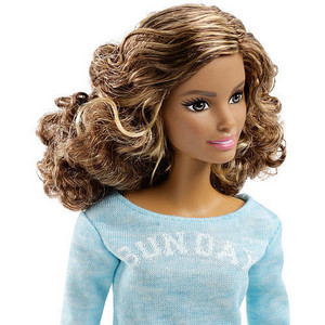  I cinta barbie boneka with curly hair!