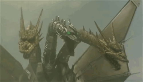 Godzilla Vs Ghidorah Fan Art