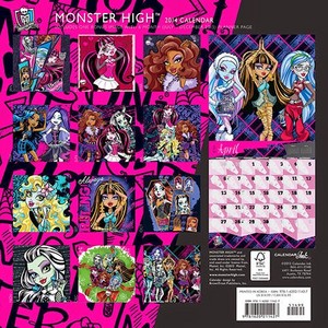  Monster High 2014 Calendar (2)